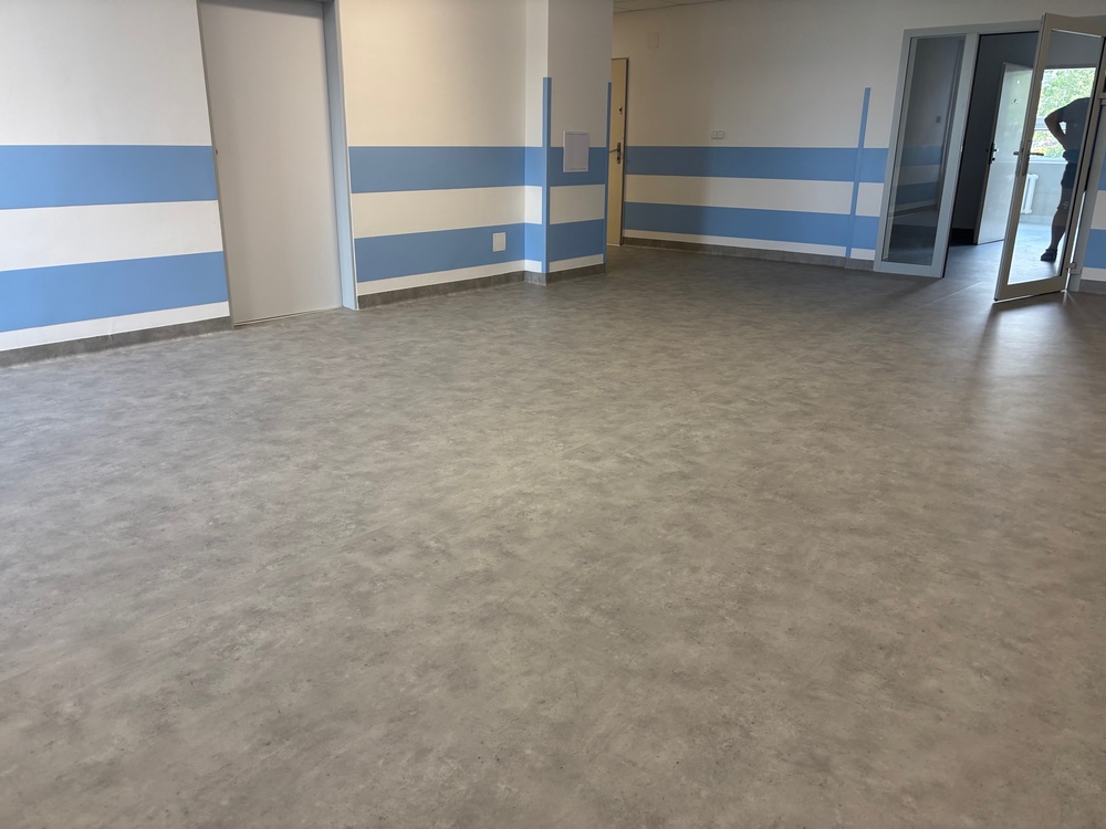 Dodání a pokládka PVC v ambulanci v Karviné